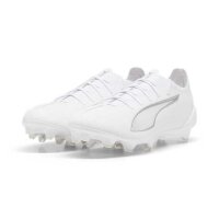 Puma Ultra 5 Ultimate FG/AG Fußballschuh weiß/silber 43