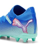 Puma Future 7 Pro FG/AG Kinderfußballschuh blau/türkis