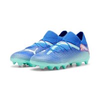 Puma Future 7 Pro FG/AG Kinderfußballschuh blau/türkis 36