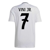 adidas Real Madrid Heimtrikot 2024/25 weiß/schwarz L-Vini Jr. 7
