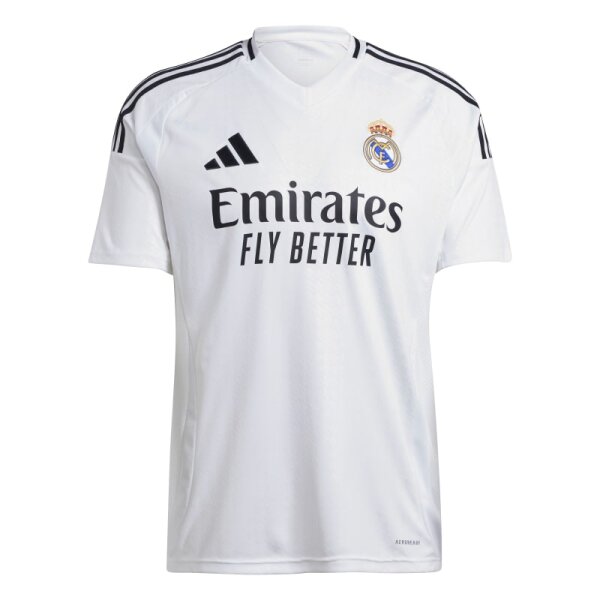 adidas Real Madrid Heimtrikot 2024/25 weiß/schwarz L-Mbappe 9