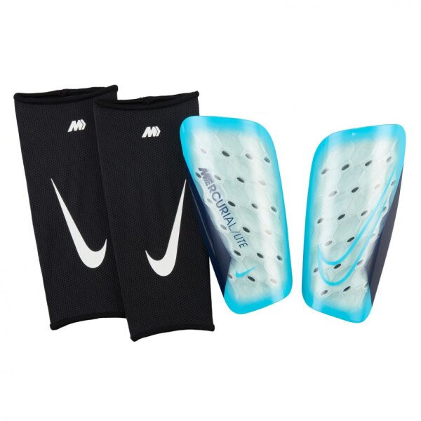 Nike Mercurial Lite Schienbeinschoner blau/weiß XL