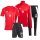 adidas Tiro Trainingsset 4-teilig rot/schwarz S