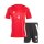 adidas Tiro Trainingsset 2-teilig kurzarm rot/schwarz L