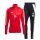 adidas Tiro Trainingsset 2-teilig langarm rot/schwarz M