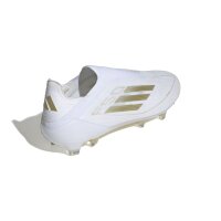 adidas F50 Elite Laceless FG Fußballschuh weiß/gold