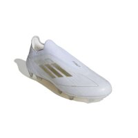 adidas F50 Elite Laceless FG Fußballschuh weiß/gold 45 1/3