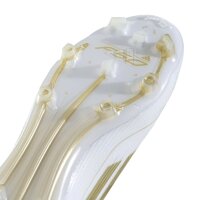 adidas F50 Elite Laceless FG Fußballschuh weiß/gold 45 1/3