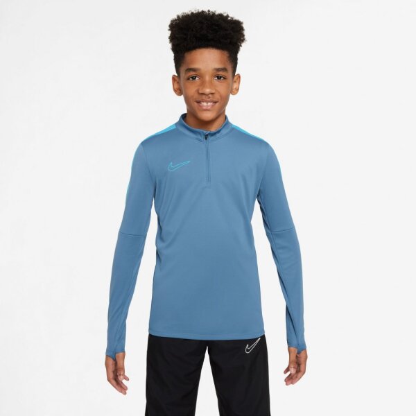 Nike Dri-FIT Academy 23 langarm-Fußballoberteil Kinder blau 137-147