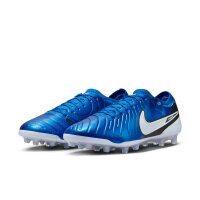 Nike Tiempo Legend 10 Elite AG Kunstrasenschuh blau