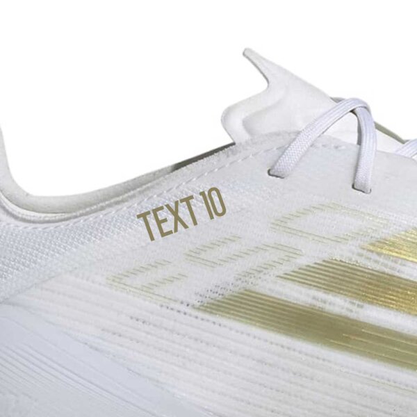 Druck adidas F50 weiß/gold