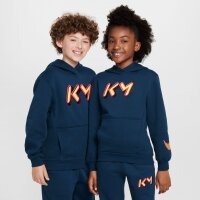 Nike Kylian Mbappe Club Fleece Hoodie Kinder dunkelblau 128-137