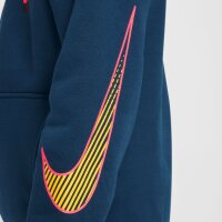 Nike Kylian Mbappe Club Fleece Hoodie Kinder dunkelblau 158-170