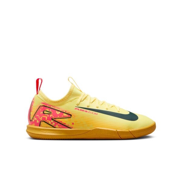 Nike Mercurial Air Zoom Vapor 16 Academy Mbappe IC Kinderhallenschuh orange/pink 32