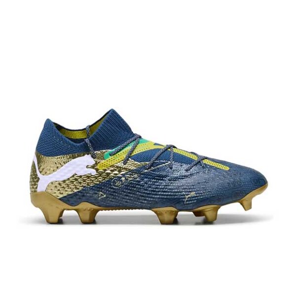 Puma Future 7 Ultimate BNA FG/AG Fußballschuh dunkelblau/gold 42,5