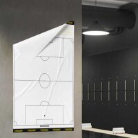 Powershot Fußball-Taktikfolie 20er-Set weiß/schwarz