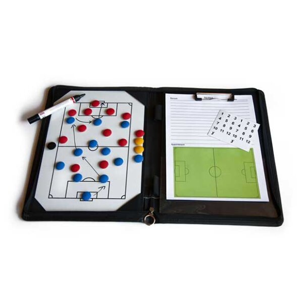 Powershot Fußball Taktikmappe schwarz
