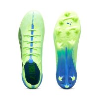 Puma Ultra 5 Ultimate FG/AG Fußballschuh neongrün/blau 43