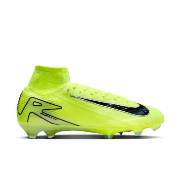 Nike Mercurial Air Zoom Superfly 10 Elite FG Fußballschuh neongelb/schwarz 44,5