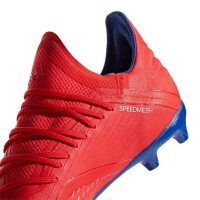 adidas X 18.1 FG Kinderfußballschuh rot/blau