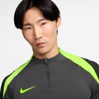 Nike Dri-FIT Strike langarm-Fußballoberteil grau/neongelb S