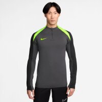 Nike Dri-FIT Strike langarm-Fußballoberteil grau/neongelb XL
