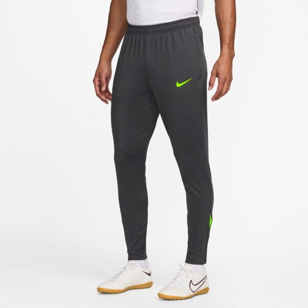 Nike Dri-FIT Strike Trainingshose grau/neongelb S