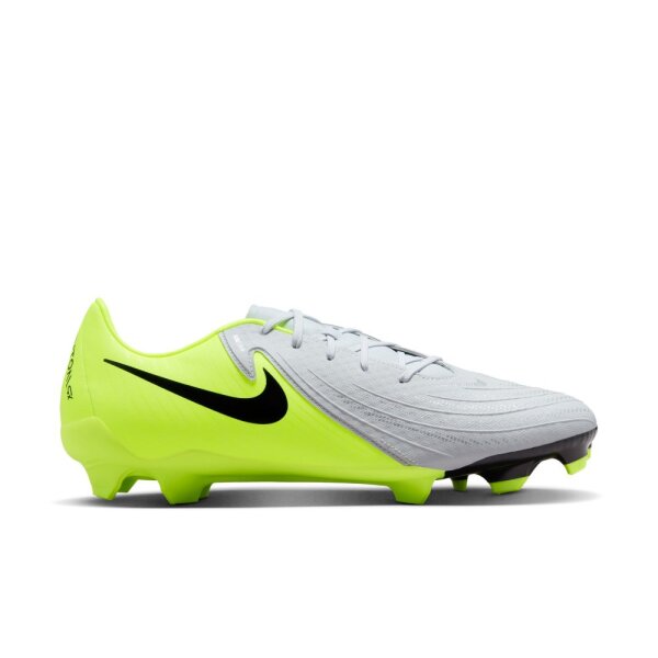Nike Phantom GX 2 Academy FG Fußballschuh silber/neongelb 45