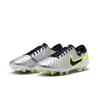 Nike Tiempo Legend 10 Elite FG Fußballschuh silber/neongelb 41