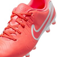Nike Tiempo Legend 10 Academy FG Kinderfußballschuh rot/weiß 36,5