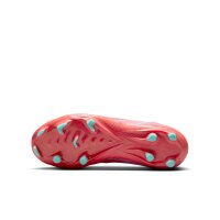 Nike Mercurial Air Zoom Vapor 16 Academy MG Kinderfußballschuh rot/türkis 37,5