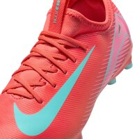 Nike Mercurial Air Zoom Vapor 16 Academy MG Kinderfußballschuh rot/türkis 37,5