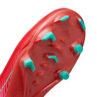 Nike Mercurial Air Zoom Superfly 10 Academy FG Kinderfußballschuh rot/türkis 36,5