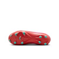 Nike Mercurial Air Zoom Superfly 10 Academy FG Kinderfußballschuh rot/türkis 36,5