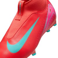 Nike Mercurial Air Zoom Superfly 10 Academy FG Kinderfußballschuh rot/türkis 37,5