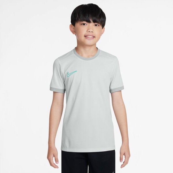 Nike Dri-FIT Academy 25 Fußballoberteil Kinder grau/türkis 137-147