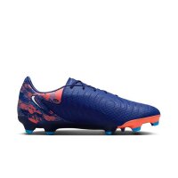 Nike Phantom GX 2 Academy Erling Haaland FG Fußballschuh blau/silber