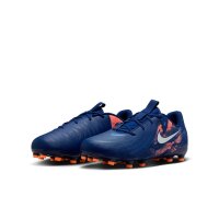 Nike Phantom GX 2 Academy Erling Haaland FG Kinderfußballschuh blau/silber 36,5
