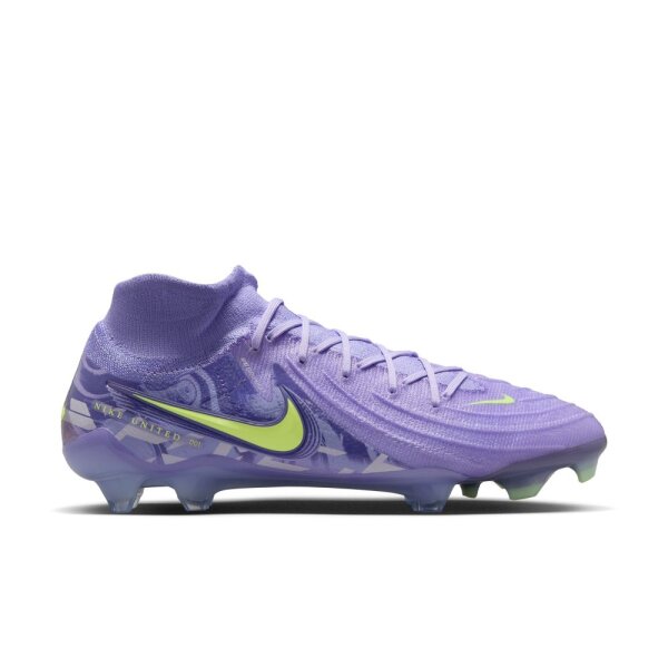 Nike Phantom Luna 2 Elite FG Fußballschuh violett/neongrün 42,5