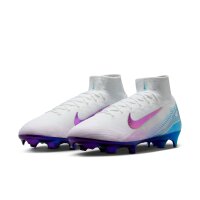 Nike Mercurial Air Zoom Superfly 10 Elite FG AS Fußballschuh weiß/blau 41