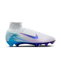 Nike Mercurial Air Zoom Superfly 10 Elite FG AS Fußballschuh weiß/blau 42,5