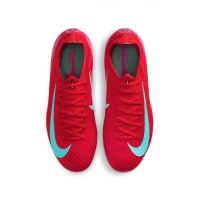 Nike Mercurial Air Zoom Vapor 16 Pro FG Kinderfußballschuh rot/türkis