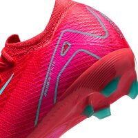 Nike Mercurial Air Zoom Vapor 16 Pro FG Kinderfußballschuh rot/türkis