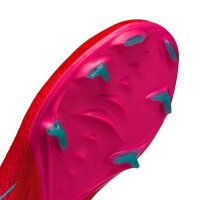 Nike Mercurial Air Zoom Vapor 16 Pro FG Kinderfußballschuh rot/türkis 36