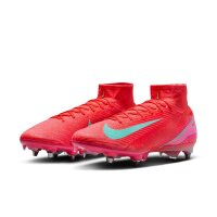 Nike Mercurial Air Zoom Superfly 10 Elite SG Stollenschuh rot/türkis 45,5