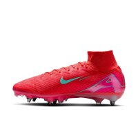 Nike Mercurial Air Zoom Superfly 10 Elite SG Stollenschuh rot/türkis 46