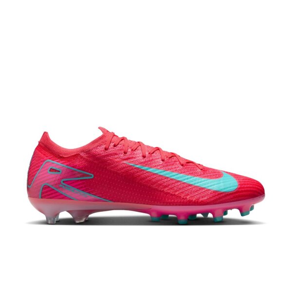 Nike Mercurial Air Zoom Vapor 16 Elite AG Kunstrasenschuh rot/türkis 40,5