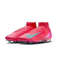 Nike Mercurial Air Zoom Superfly 10 Elite FG Fußballschuh rot/türkis 40