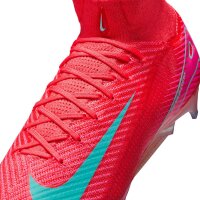 Nike Mercurial Air Zoom Superfly 10 Elite FG Fußballschuh rot/türkis 40