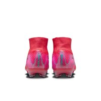 Nike Mercurial Air Zoom Superfly 10 Elite AG Kunstrasenschuh rot/türkis 41